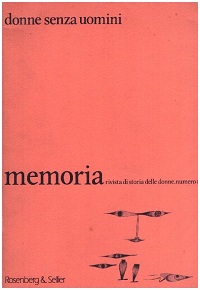 Memoria n. 18, Rivista di storia delle donne