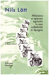 miliziano e operaio agricolo in una collettività in spagna