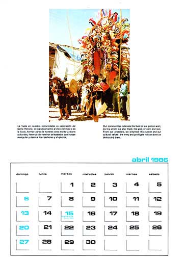 Calendarios Calendario 1986 Buy Old Calendars At Todocoleccion