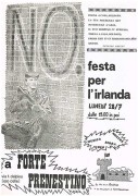 Festa per l'Irlanda, manifesto