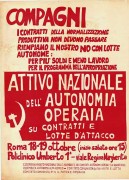 I contratti della normalizzazione produttiva, manifesto