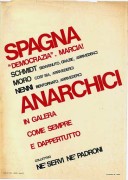 Anarchici in galera come sempre e dappertutto, manifesto