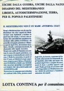 Libertà autodeterminazione e terra per il popolo palestinese, manifesto