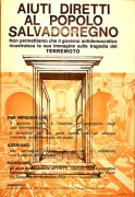 Aiuti diretti al popolo salvadoregno, manifesto