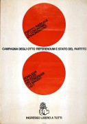 campagna degli 8 referendum, manifesto