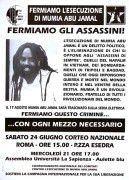 Fermiamo l'esecuzione di Mumia, manifesto