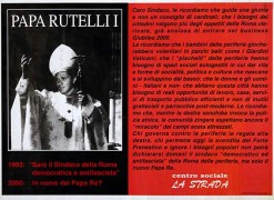 Papa Rutelli, manifesto