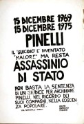 Pinelli, manifesto
