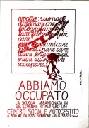 Abbiamo occupato, manifesto