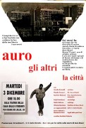 Auro, gli altri, la città, manifesto