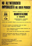 No all'intervento imperialista, manifesto