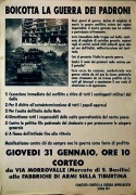 Boicotta la guerra dei padroni, manifesto