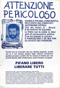 Pifano Libero Liberare Tutti, Manifesto