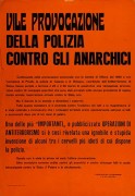 provocazione della polizia, manifesto