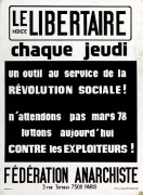 Le monde libertaire manifesto