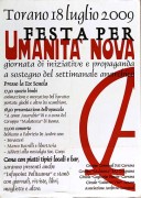 festa per umanità nova manifesto