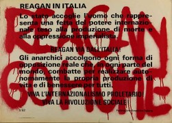 reagan in italia manifesto