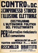 contro la DC, il compromesso storico manifesto