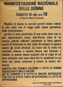 manifestazione nazionale delle donne manifesto