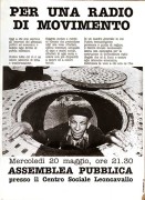 per una radio di movimento manifesto