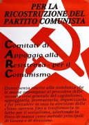 per la ricostruzione del partito comunista manifesto