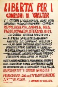 libertà per i compagni di walter manifesto