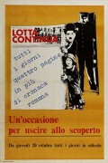 un'occasione per uscire allo scoperto manifesto