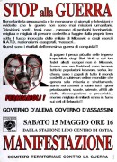 stop alla guerra manifesto