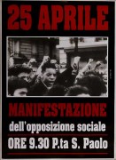 25 aprile manifesto