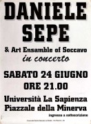 daniele sepe in concerto manifesto