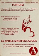 Tortura, manifesto