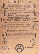 Libertà per gli anarchici in Cina, manifesto