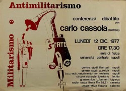 Militarismo e antimilitarismo, manifesto