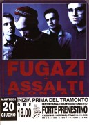 Fugazi - Assalti Frontali, manifesto