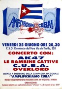 Amplifichiamo Cuba, manifesto