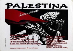 Palestina lotta e libertà, manifesto