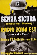 Senza sicura - radi ozona est, manifesto