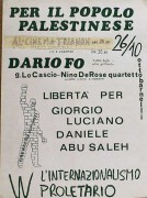 Per il popolo palestinese, manifesto