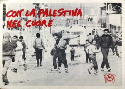 Con la Palestina nel cuore, manifesto