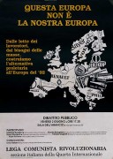 Questa Europa non è la nostra Europa, manifesto