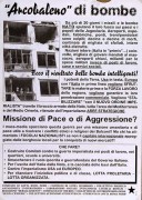 Arcobaleno di bombe, manifesto