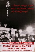 Liberate Prospero Gallinari, manifesto