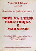 Dove va l'URSS manifesto