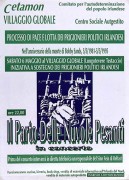 Processo di pace e lotta dei prigionieri politici irlandesi, manifesto