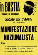 Per a liberazione di i prighjuneri pulitichi corsi,manifesto