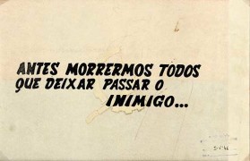 antes morrermos todos, manifesto