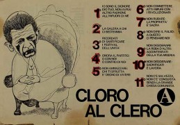 Cloro al clero, manifesto