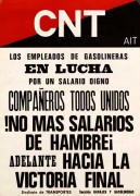 Los empleados de gasolineras en lucha por un salario digno, manifesto