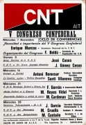 V congresso confederal C.N.T. - A.I.T., manifesto