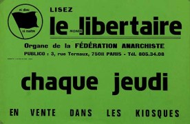 Lisez le monde libertaire, manifesto